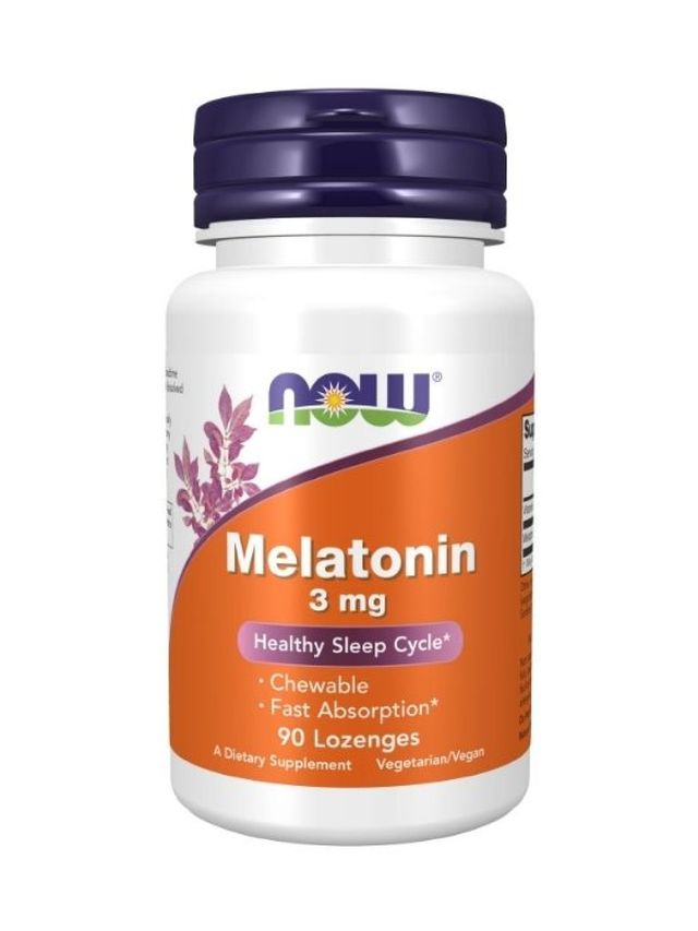 Now Melatonin Chewable Lozenges (3 mg)(90 Lozenges edamama